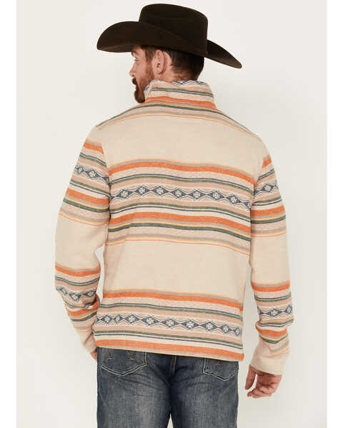 Image #4 - Rock & Roll Denim Men's Southwestern Striped Pullover, Natural, hi-res