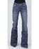 Image #2 - Stetson Women's 214 Trouser Jeans, Blue, hi-res