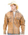 Image #1 - Kobler Leather Men's Cow Antique Leather Overshirt, Tan, hi-res