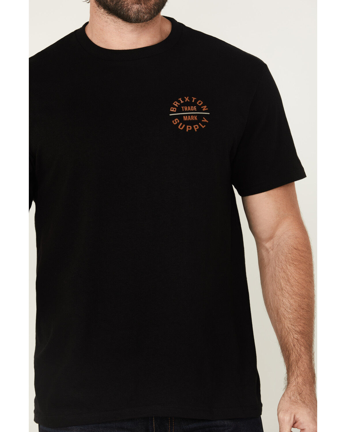 Image #3 - Brixton Men's Oath Logo Short Sleeve Graphic T-Shirt, Black, hi-res