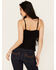 Image #4 - Idyllwind Women's Farriswood Fringe Tank Top, Black, hi-res