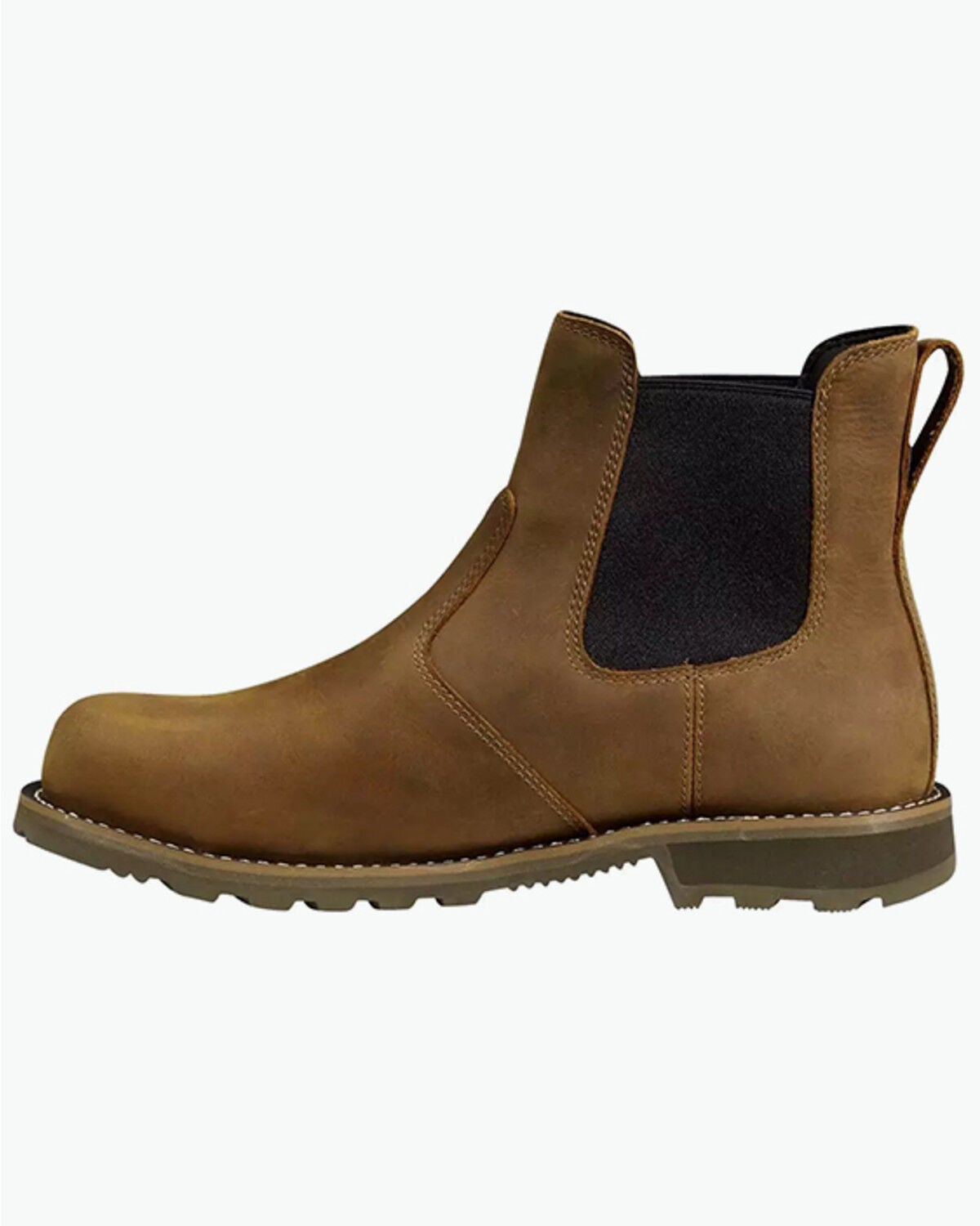 Image #2 - Carhartt Men's Frontier Water Resistant Chelsea Work Boots - Steel Toe, Brown, hi-res