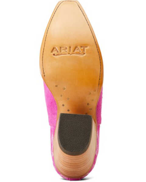 Image #5 - Ariat Women's Dixon Fashion Booties - Snip Toe, Pink, hi-res