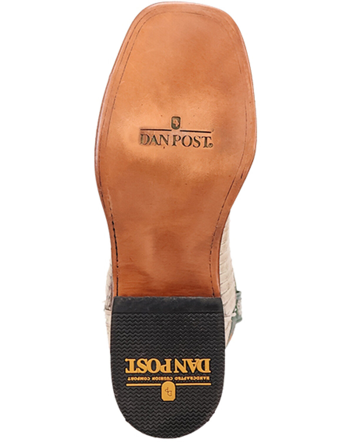 Image #7 - Dan Post Men's Exotic Snake Western Boots - Broad Square Toe, Natural, hi-res