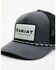 Image #2 - Ariat Men's Logo Patch Ball Cap , Black, hi-res