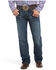 Image #3 - Ariat Men's Boot Barn Exclusive M4 Adkins Relaxed Fit Stretch Bootcut Jeans, Blue, hi-res