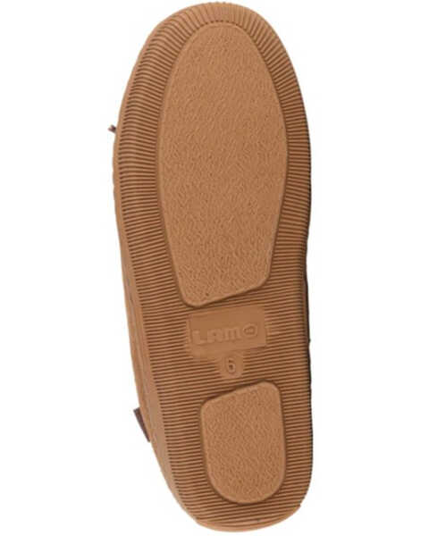 Image #5 - Lamo Footwear Girls' Suede Moccasins , Chestnut, hi-res