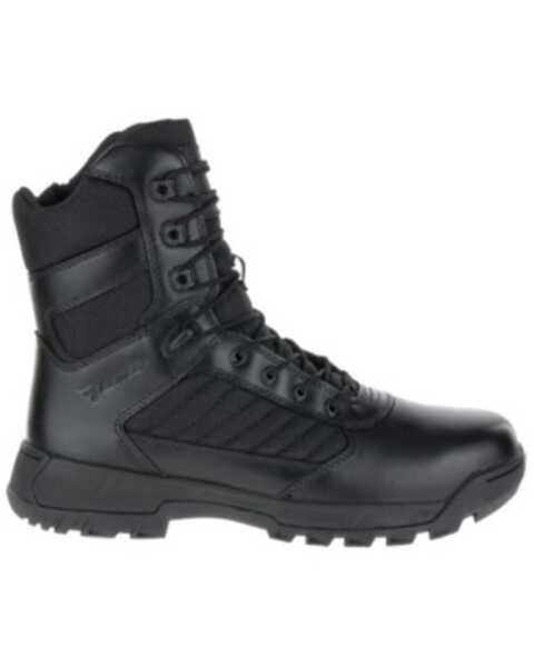 Image #1 - Bates Men's DuraShocks Side-Zip Tactical Boots - Soft Toe, Black, hi-res