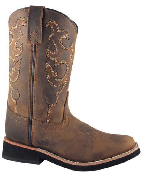 Smoky Mountain Boys' Pueblo Western Boots - Broad Square Toe, Crazyhorse, hi-res