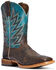 Ariat Men's Challenger Stout Western Boots - Wide Square Toe, Dark Brown, hi-res