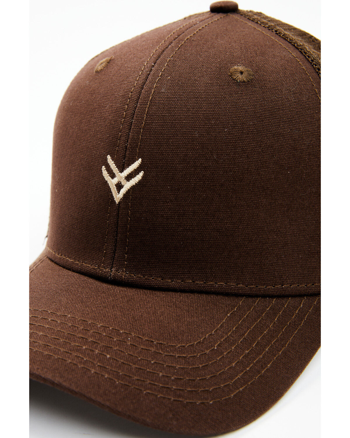 Image #2 - Hawx Men's Simple Logo Ball Cap, Brown, hi-res