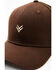Image #2 - Hawx Men's Simple Logo Ball Cap, Brown, hi-res