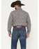 Image #4 - Cinch Men's Paisley Print Long Button-Down Western Shirt, Purple, hi-res