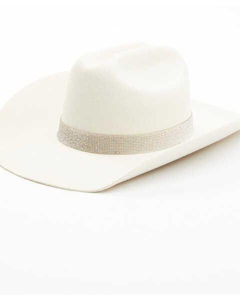 Idyllwind Women's Saddlebrooke Western Wool Felt Hat, Cream, hi-res