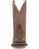Image #4 - Laredo Men's Elias Western Boots - Broad Square Toe, Chocolate, hi-res