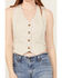 Image #3 - Levi's Women's Jaylah Cropped Vest, Tan, hi-res