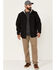 Image #2 - ATG by Wrangler Men's All-Terrain Black Zip-Front Hooded Rain Jacket, , hi-res