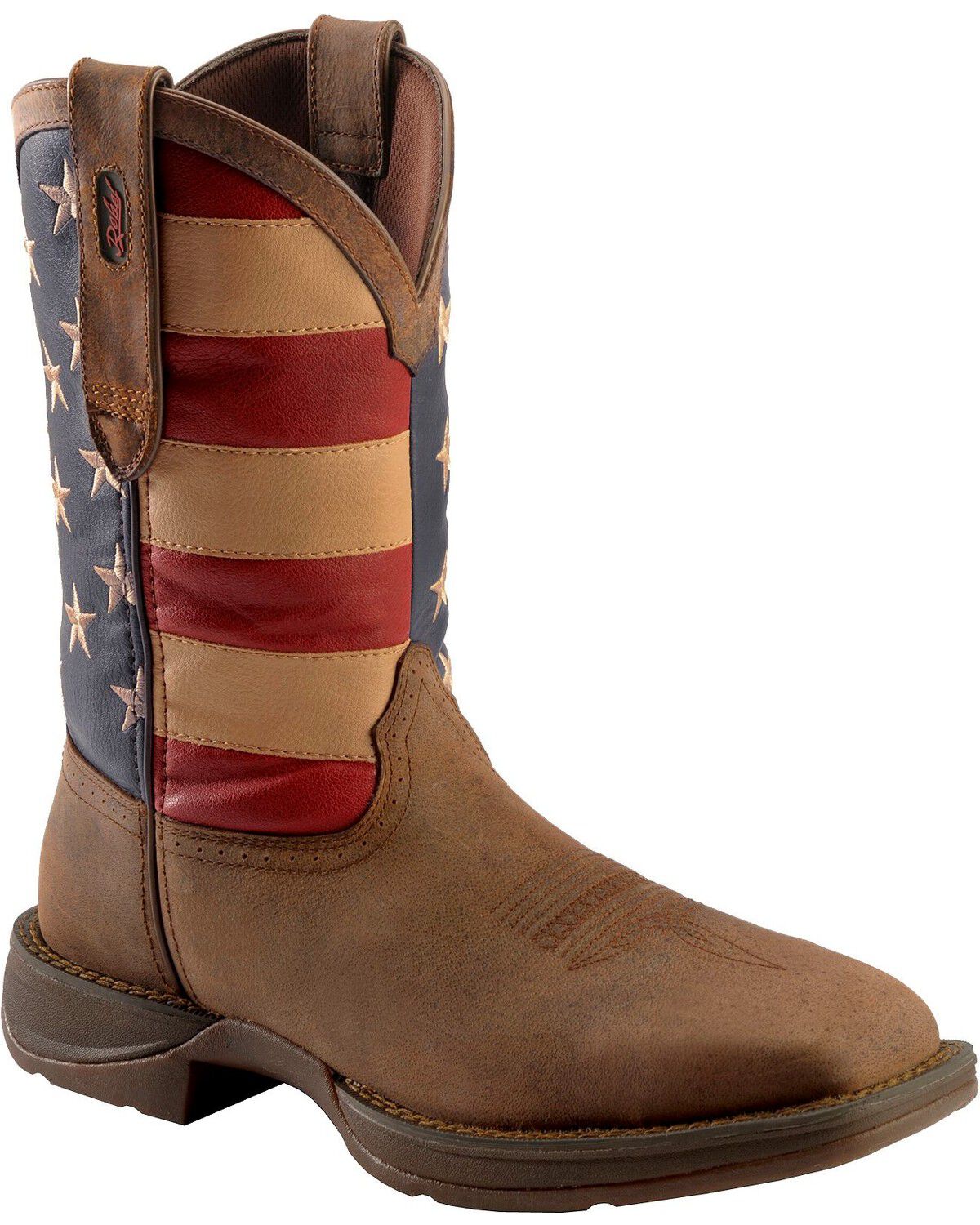 ariat boots with flag