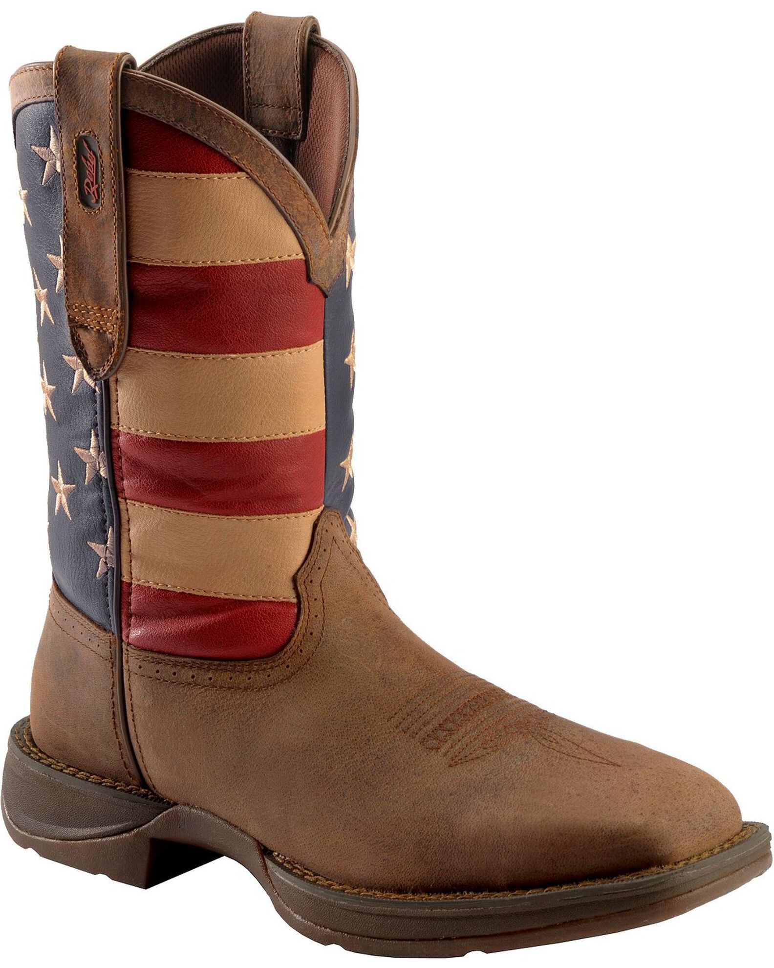 Durango Rebel Men s American Flag Western Boots Steel Toe