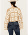 Image #4 - Revel Women's Crochet Cropped Cardigan , Beige, hi-res