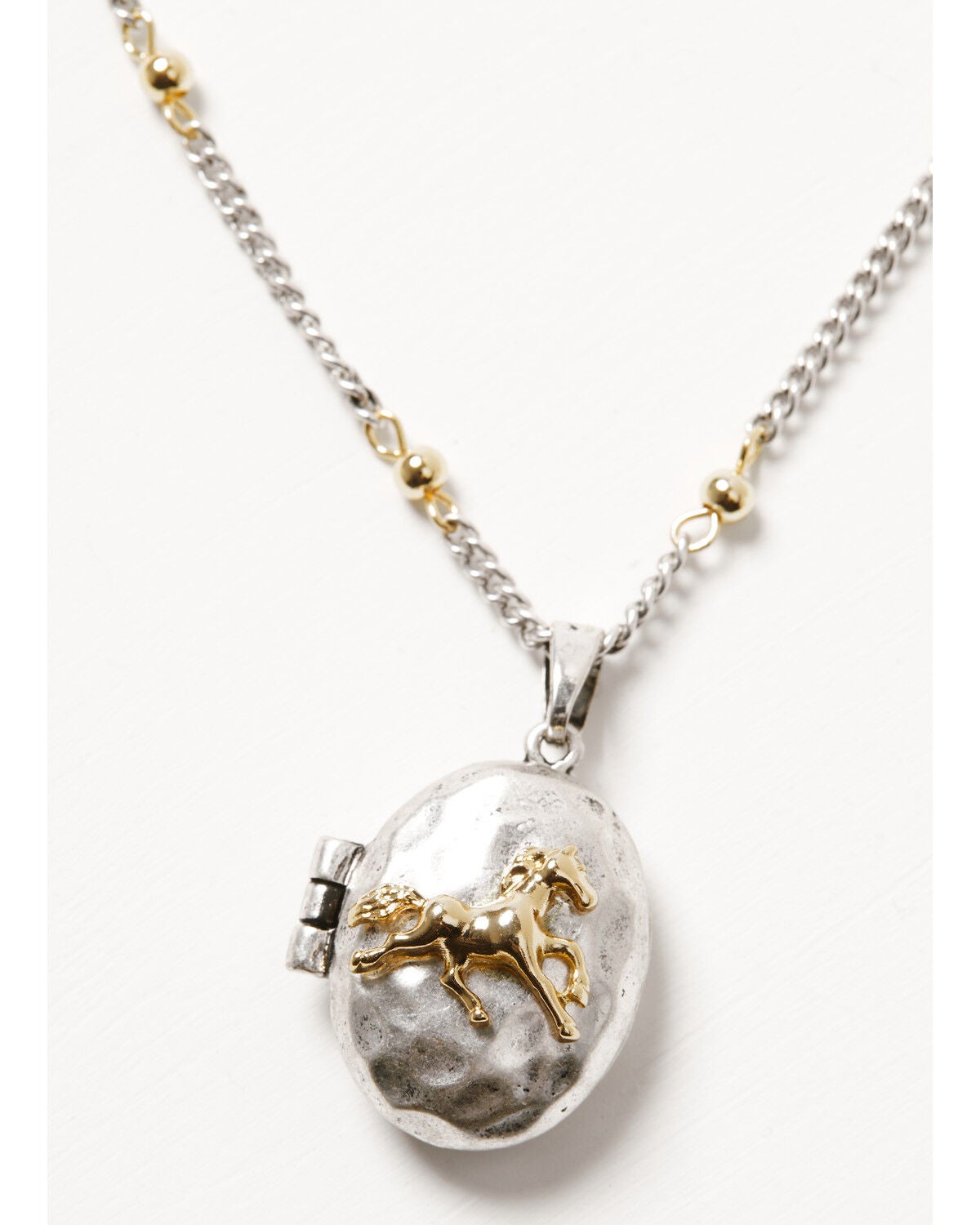Image #2 - Shyanne Women's Western Muse Horse Locket Jewelry Set - 2 Piece, Gold, hi-res