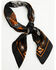 Image #1 - Shyanne Women's Delta Concho Buckle Printed Wild Rag, Black, hi-res