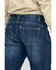 Image #3 - Hawx Men's Medium Dark Wash Stretch Work Denim Jeans, Indigo, hi-res