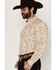 Image #2 - RANK 45&reg; Men's Trinidad Southwestern Print Long Sleeve Button-Down Stretch Western Shirt, Ivory, hi-res