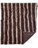 Image #2 - Carstens Home Brown Striped Chinchilla Plush Faux Fur Throw Blanket, Brown, hi-res