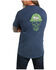Image #2 - Ariat Men's Rebar Roughneck Graphic Short Sleeve Work Pocket T-Shirt , Navy, hi-res