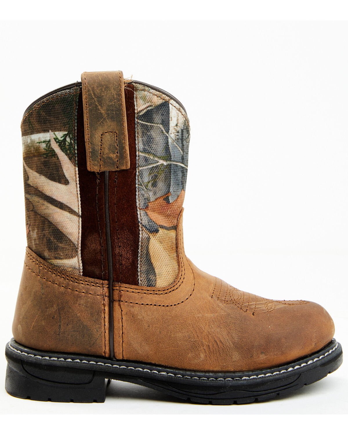Image #2 - Cody James Boys' Real Tree Camo Work Boot - Round Toe, , hi-res