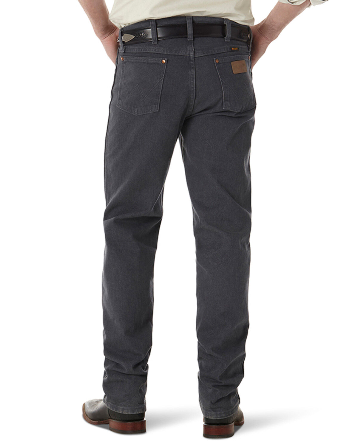 Image #3 - Wrangler Men's 13MWZ Cowboy Cut Original Fit Denim Jeans - Tall, Blue, hi-res