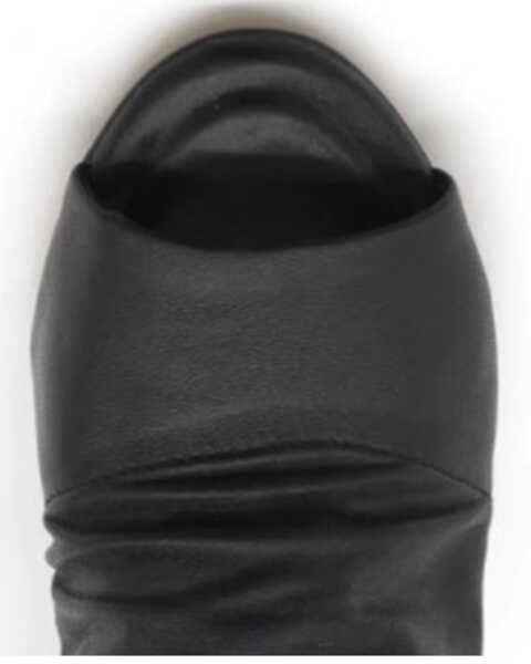 Image #4 - Golo Shoes Women's Landon Black Open Toe Mule , Black, hi-res
