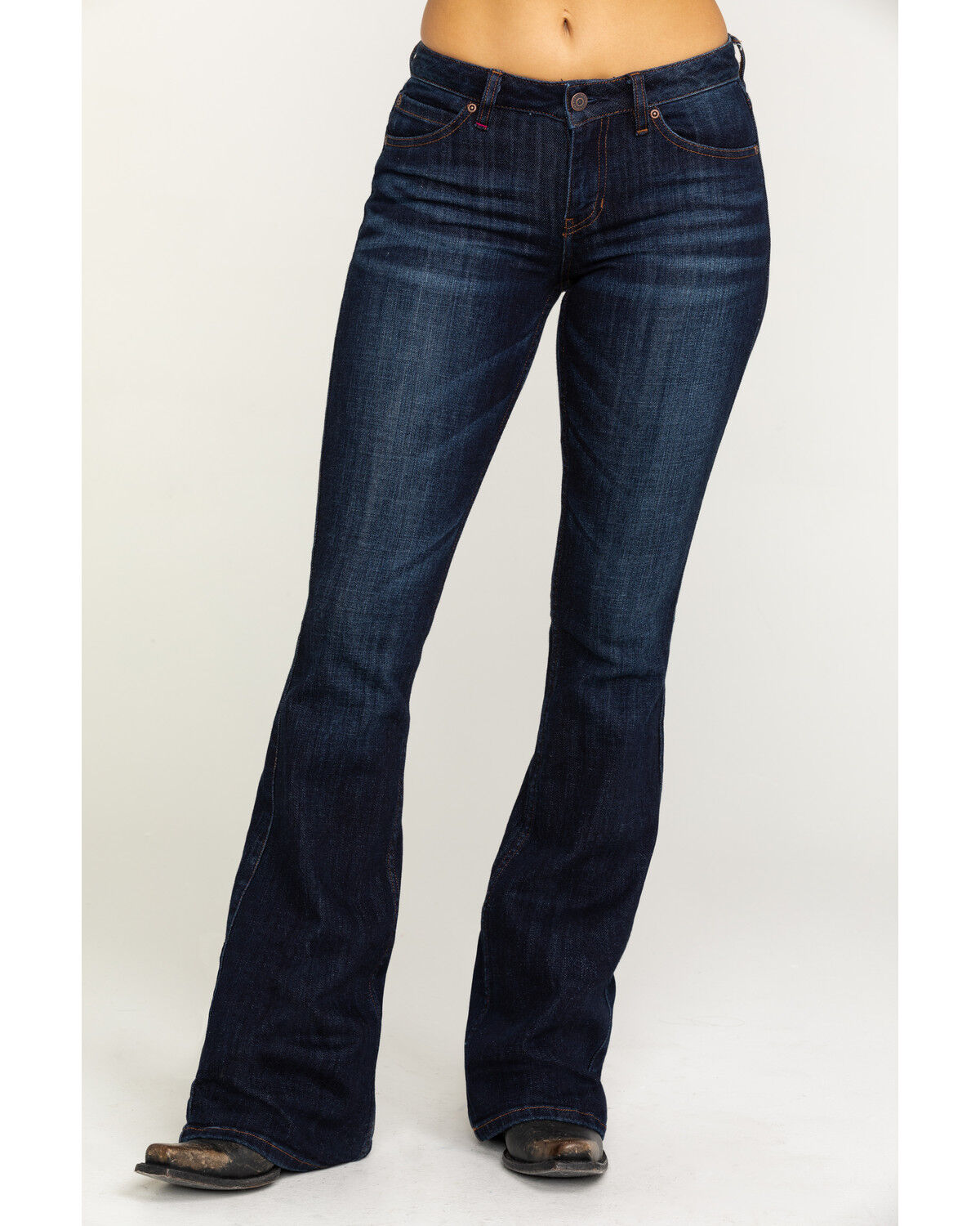 blue bootcut jeans womens