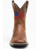 Ariat Boys' American Pride Western Boots - Square Toe, Brown, hi-res