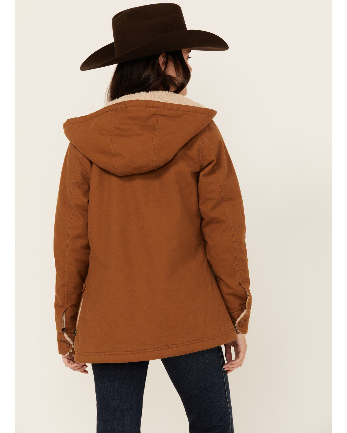 Image #4 - Kimes Ranch Women's Awa Sherpa Lined Jacket, Brown, hi-res