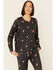 Image #5 - PJ Salvage Women's Lil Hearts Lounge Pants, Charcoal, hi-res