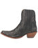 Image #3 - Dan Post Women's Shay Booties - Round Toe, Black, hi-res