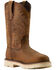 Image #1 - Ariat Men's Activator Argo Waterproof Work Boots - Soft Toe, Brown, hi-res