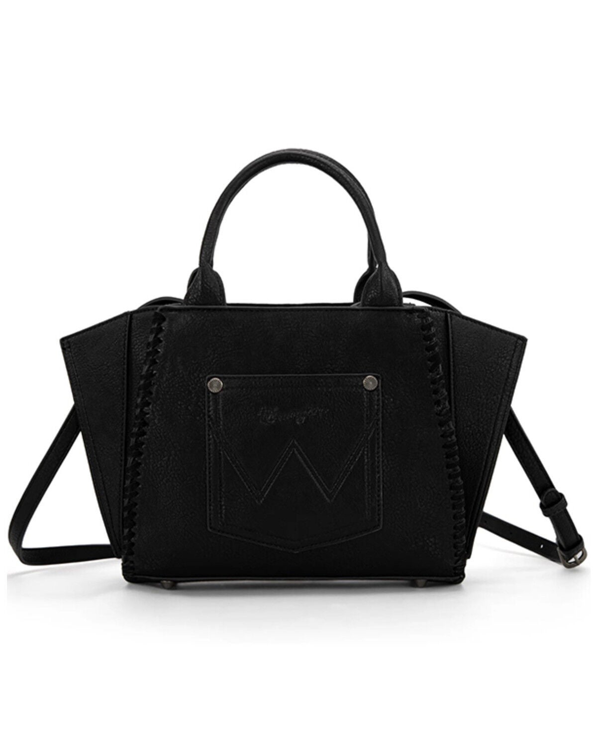 Image #2 - Wrangler Women's Jessie Tooled Concealed Carry Crossbody Bag, Black, hi-res