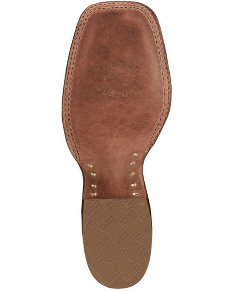 Image #7 - Tony Lama Men's Sienna Exotic Full Quill Ostrich Western Boots - Broad Square Toe, Brown, hi-res
