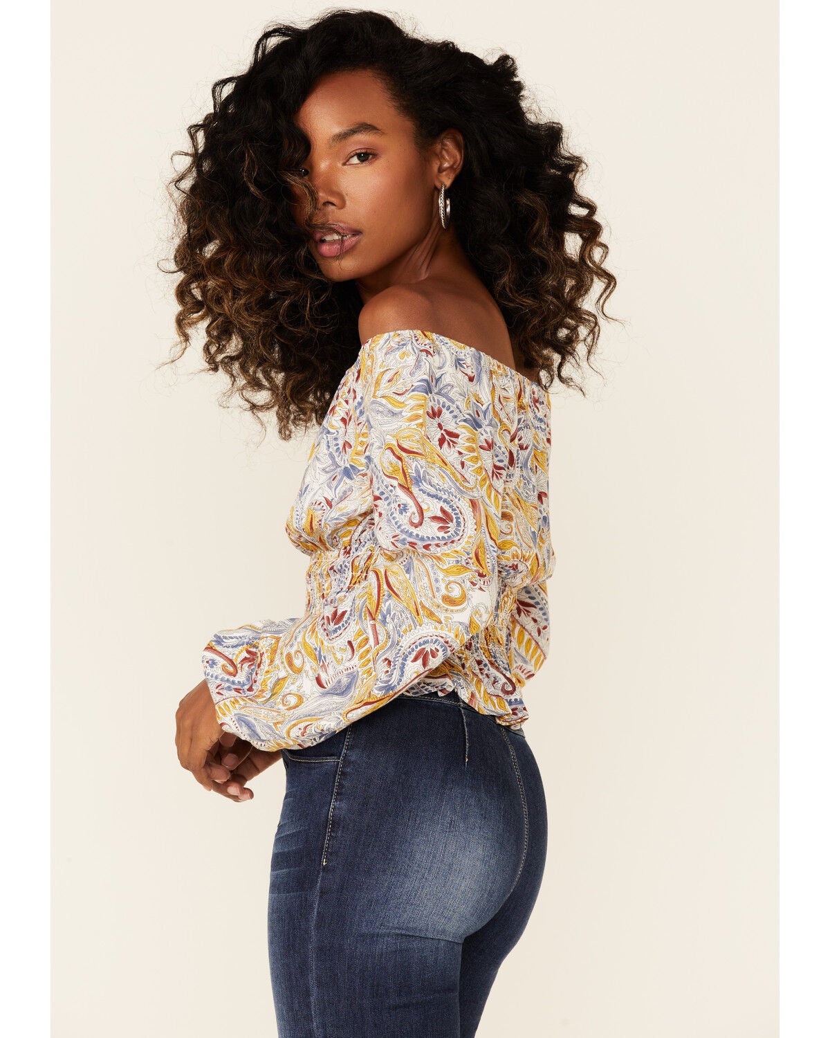 Shyanne Women's Multi Paisley Chiffon 