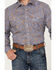 Image #2 - Roper Men's Amarillo Paisley Long Sleeve Pearl Snap Western Shirt, Brown, hi-res