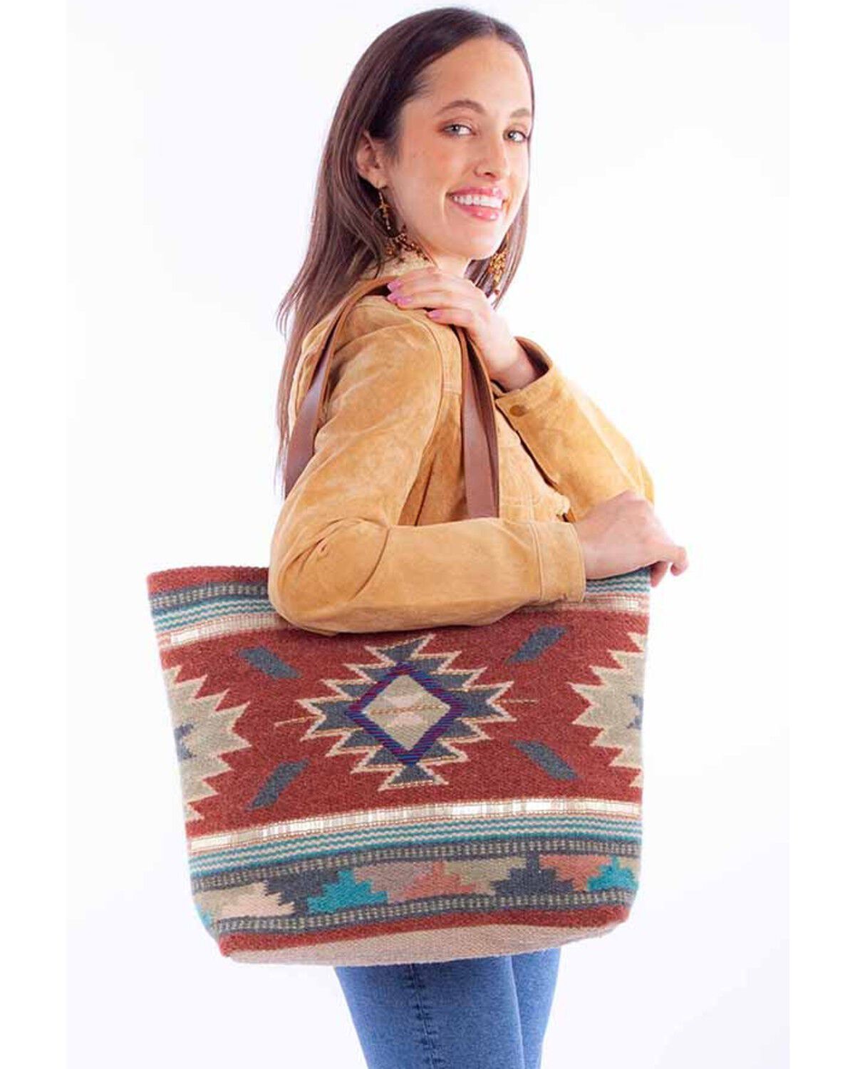 Image #1 - Scully Women's Woven Tote, Multi, hi-res