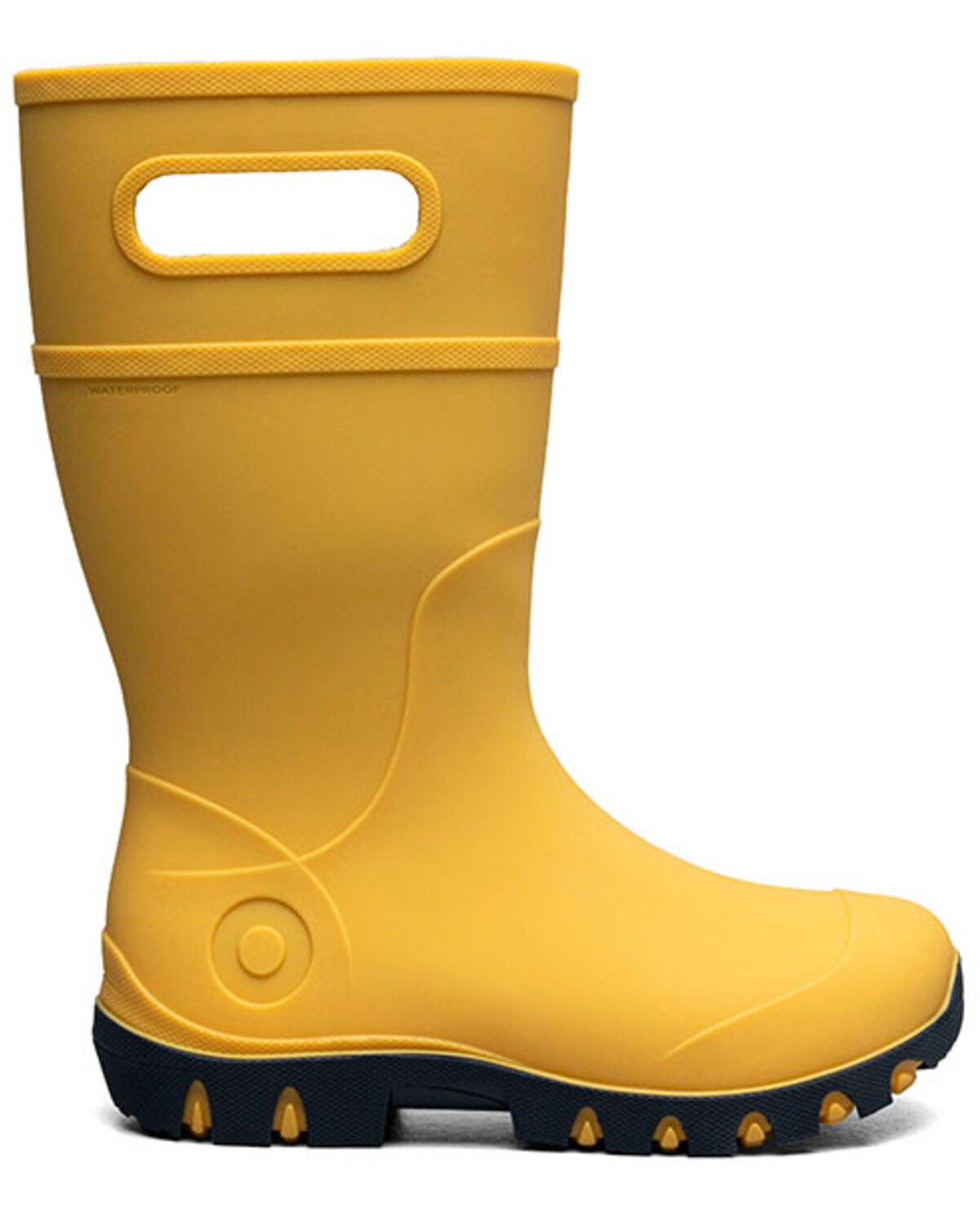 Image #2 - Bogs Boys' Essential Tall Rainboots, Mustard, hi-res