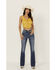 Image #3 - Miss Me Women's Medium Wash Americana Pocket Bootcut Stretch Denim Jeans, Medium Wash, hi-res
