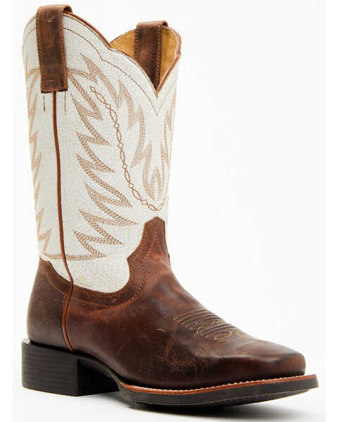Image #1 - Shyanne Stryde® Women's Western Performance Boots - Broad Square Toe, Ivory, hi-res