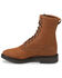 Image #3 - Justin Men's Conductor 8" Lace-Up Work Boots - Soft Toe, Brown, hi-res