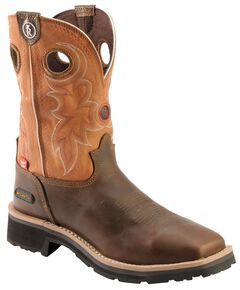 Tony Lama 3R Comanche Work Boots - Composite Toe, Brown, hi-res