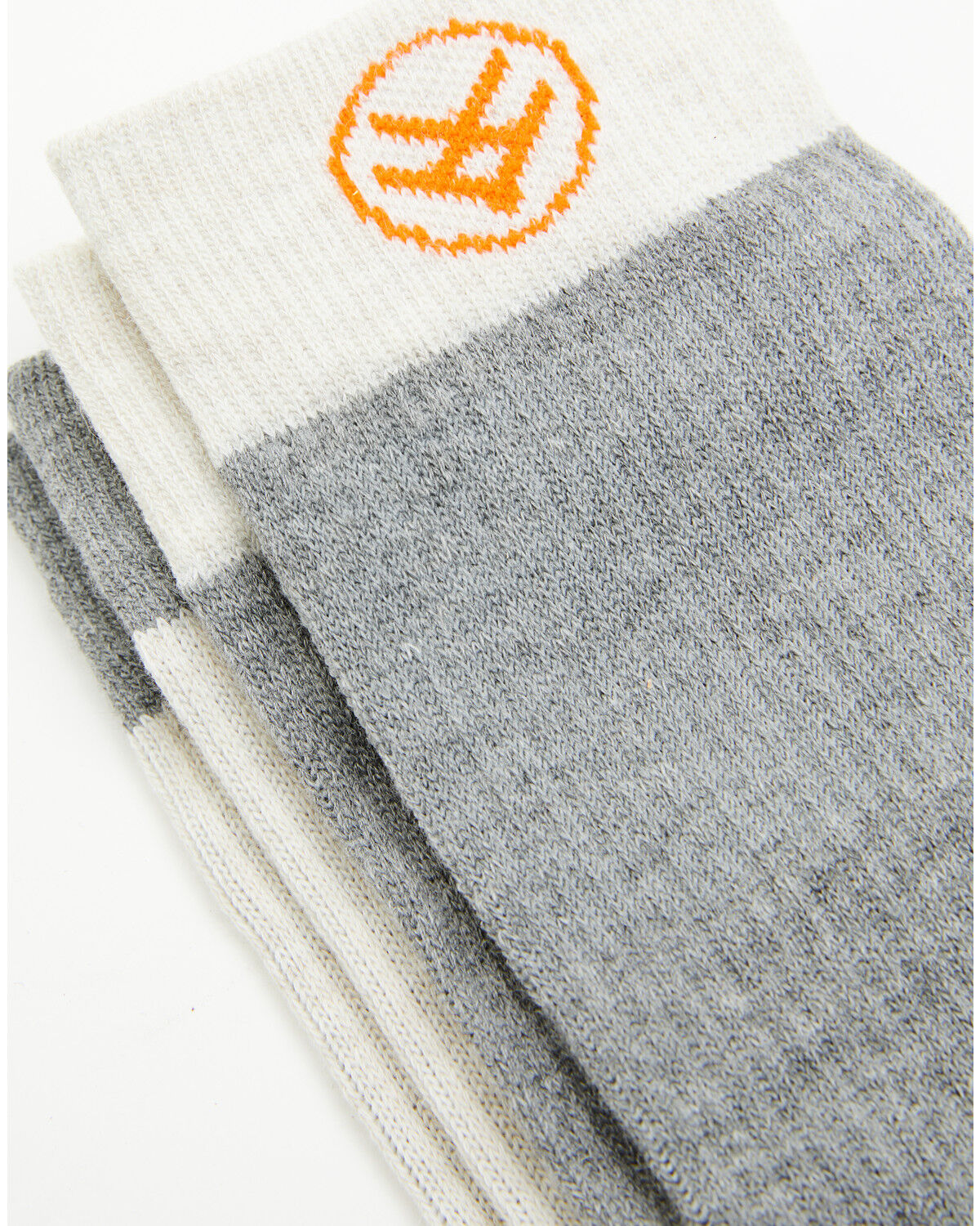 Image #3 - Hawx Men's Bodie Merino Wool Boot Socks - 2-Pack, Heather Grey, hi-res